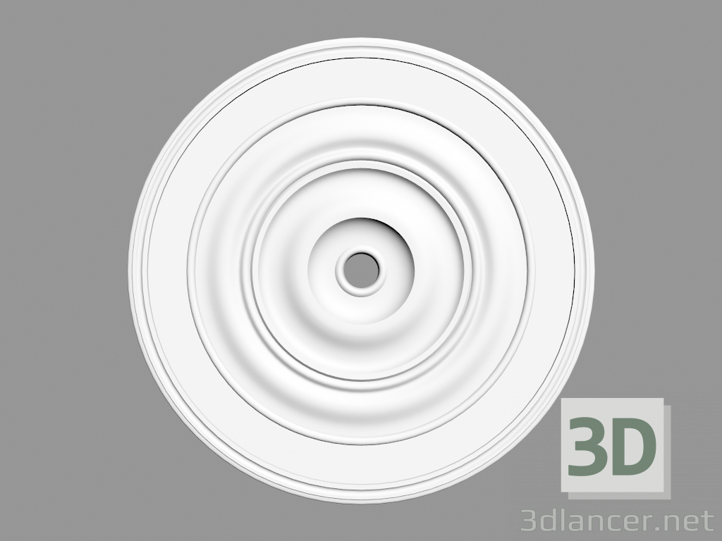 3D modeli Tavan çıkışı (P59) - önizleme