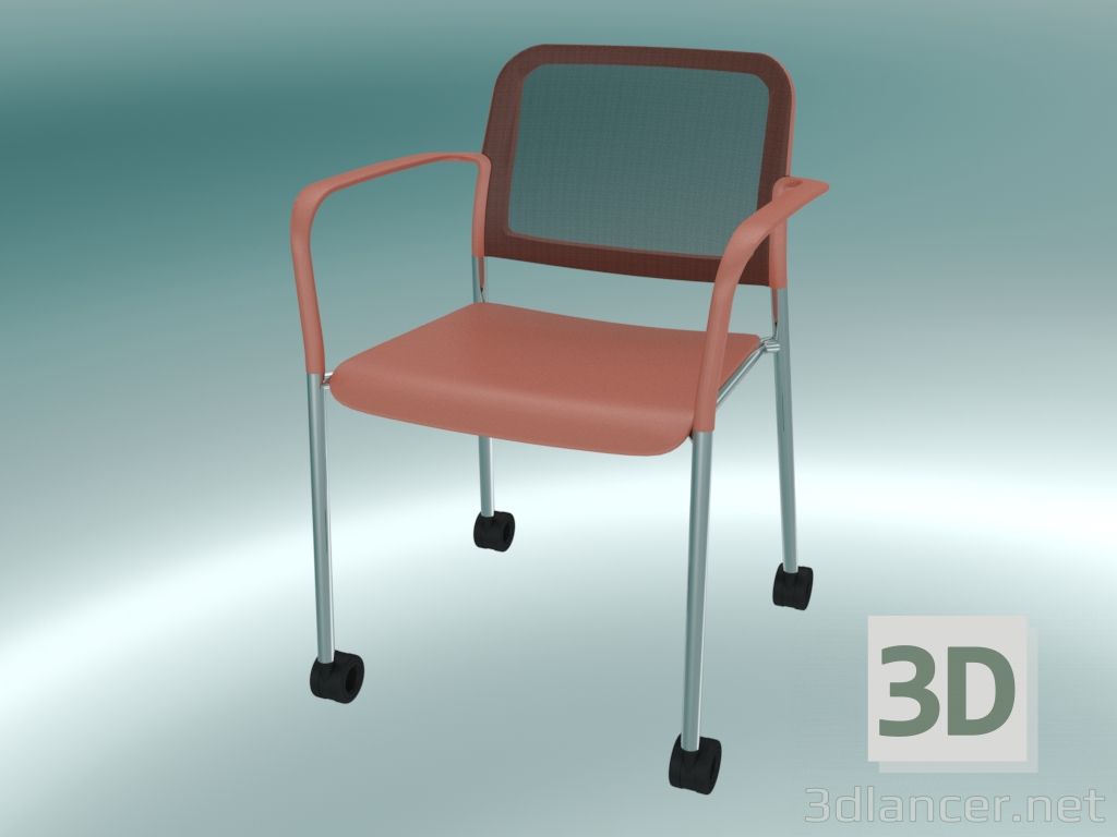 Modelo 3d Cadeira de conferência (525HC 2P) - preview