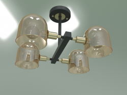 Ceiling chandelier 70103-4 (bronze-black)