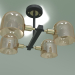 modello 3D Lampadario a soffitto 70103-4 (bronzo-nero) - anteprima