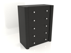 Chest of drawers TM 022 (910x480x1140, wood black)