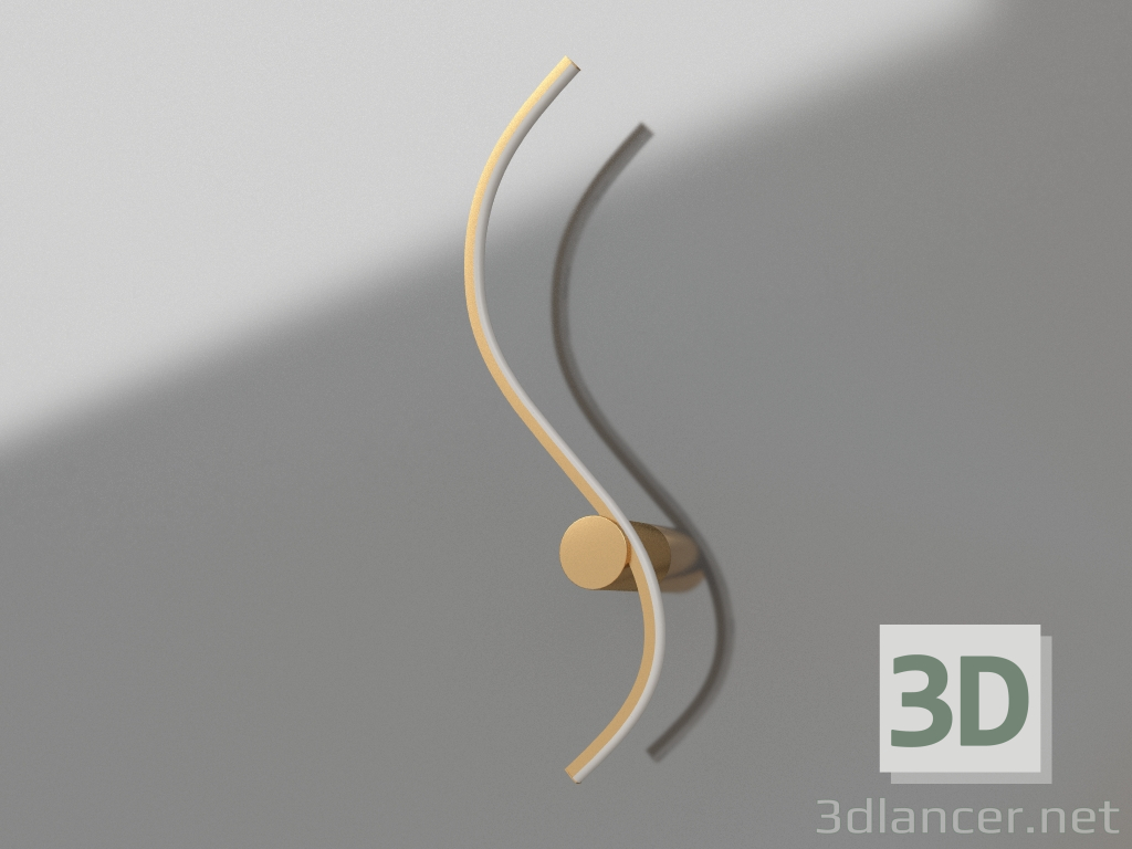 3D modeli Aplik Letizia gold L61 (08429-61,33) - önizleme