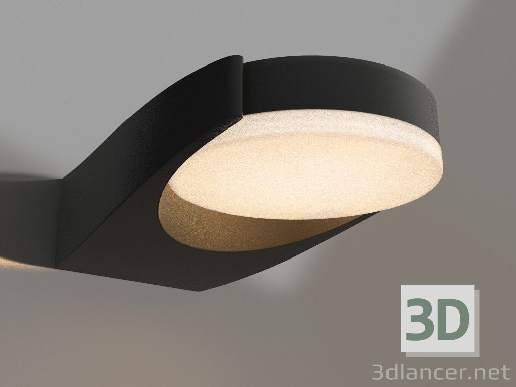 modello 3D Lampada LGD-EYE-WALL-6W Warm3000 (GR, 117 gradi, 230V) - anteprima