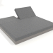 3d модель Кровать со спинкой 200 (Quartz grey) – превью