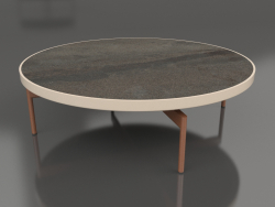 Round coffee table Ø120 (Sand, DEKTON Radium)