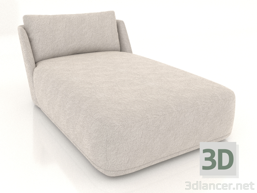 3d модель Дизайнерская кушетка премиум Agata – превью