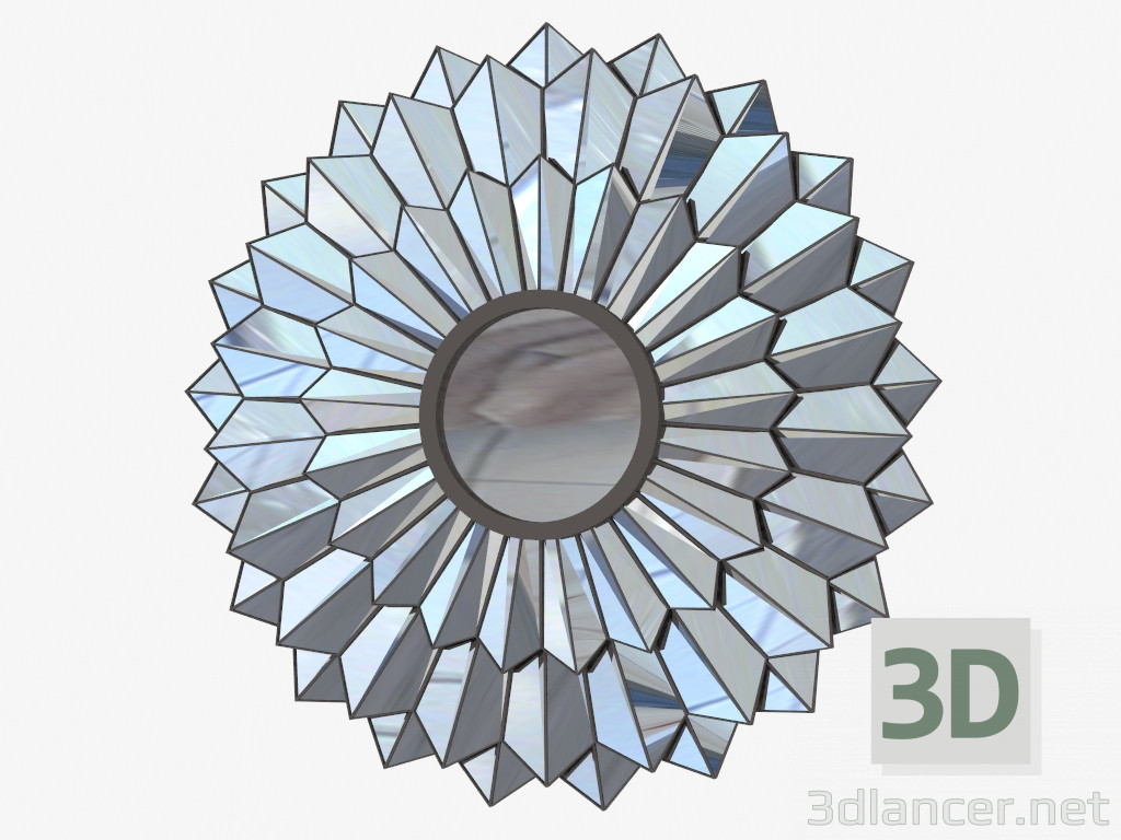 modello 3D Specchio per parete (RJG0661) - anteprima