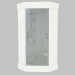 3d model Mampara de ducha de esquina con relleno interno - vista previa