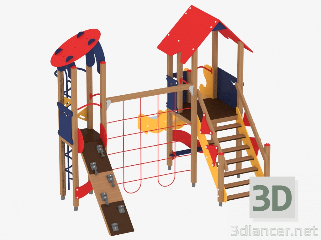 3 डी मॉडल बच्चों का खेल परिसर (1202) - पूर्वावलोकन