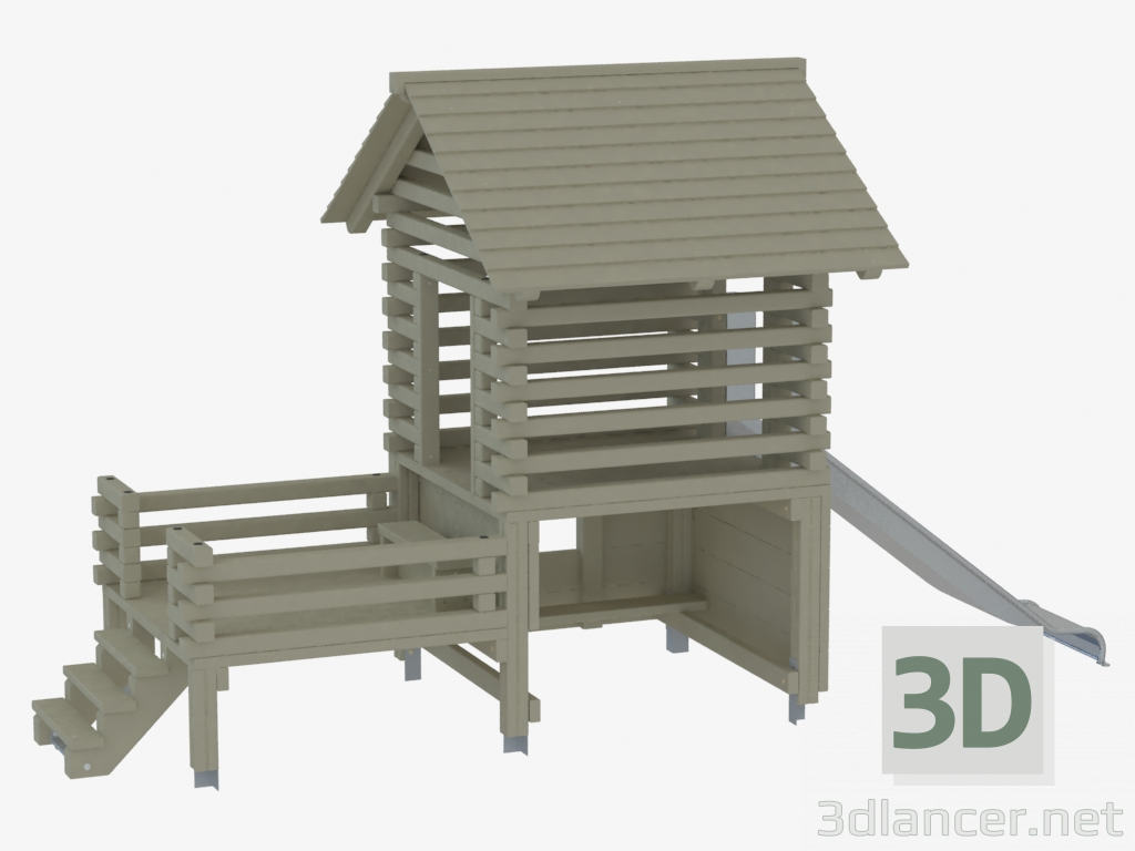 modèle 3D Complexe de jeux pour enfants (SL1302) - preview