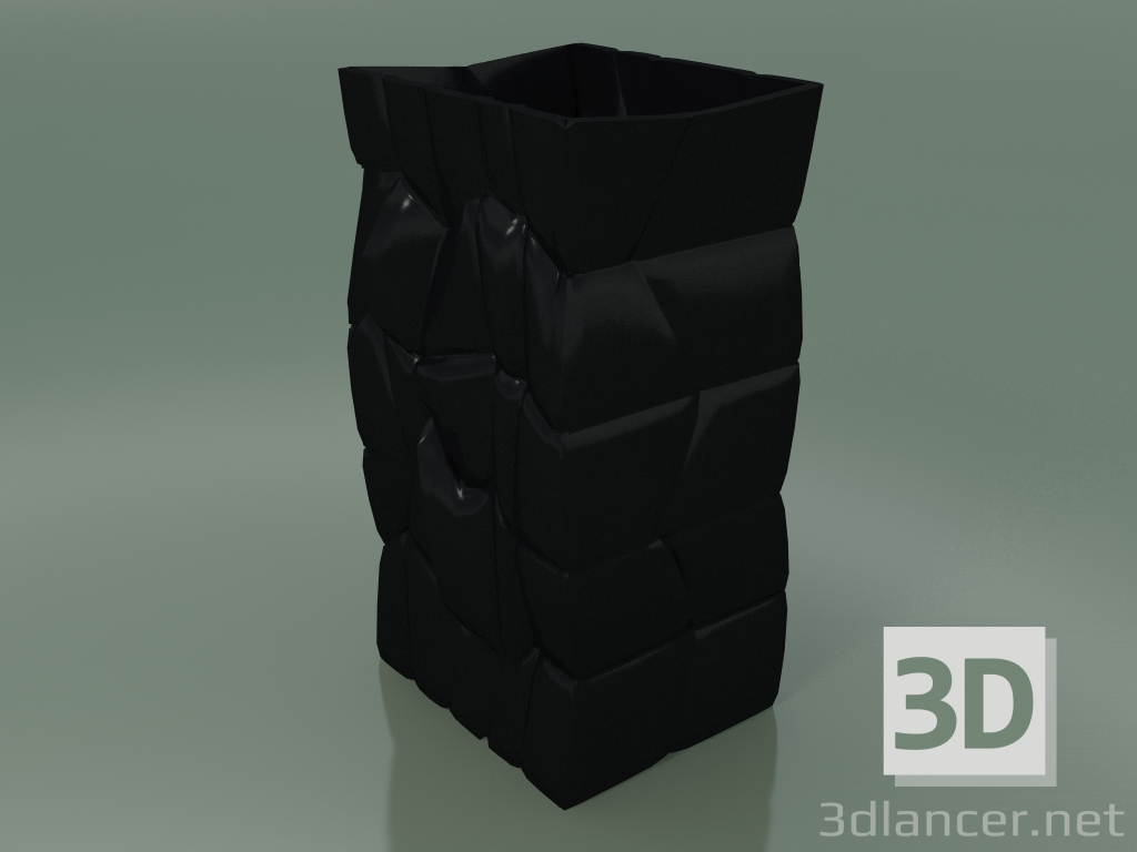 3D Modell Vase Stropiccio (RAL 9005) - Vorschau