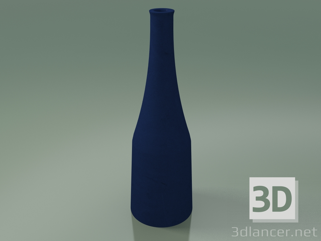 3d model Botella decorativa InOut (91, cerámica azul) - vista previa