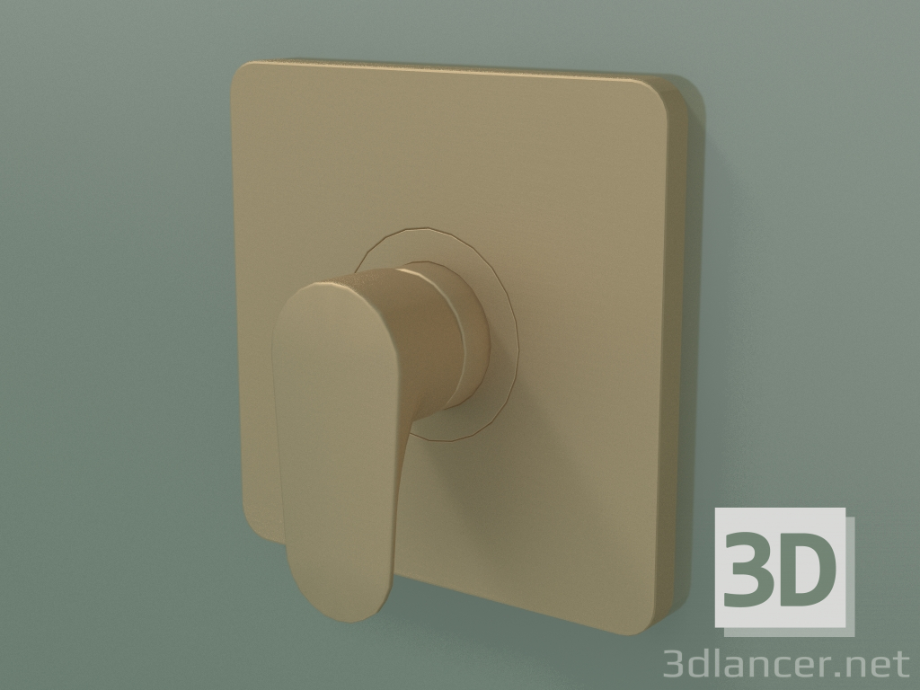 3D Modell Einhebel-Duschmischer für verdeckte Installation (34625140) - Vorschau