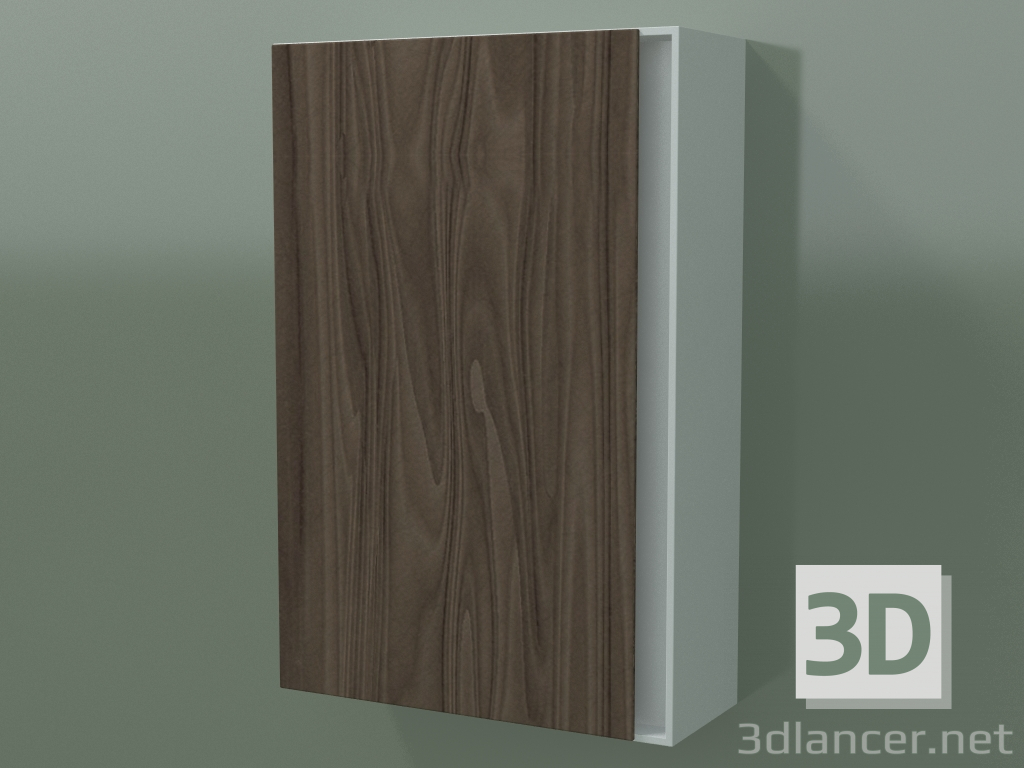 3D modeli Kalem kutusu (sx, L 48, P 18, H 72 cm, Noce Canaletto O07) - önizleme