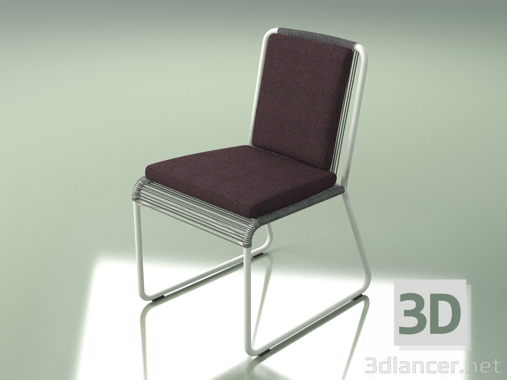 3D Modell Stuhl 349 (Metallmilch) - Vorschau