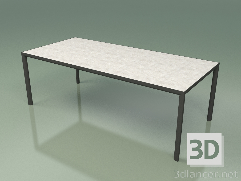 3d model Dining table 004 (Metal Smoke, Gres Clay) - preview