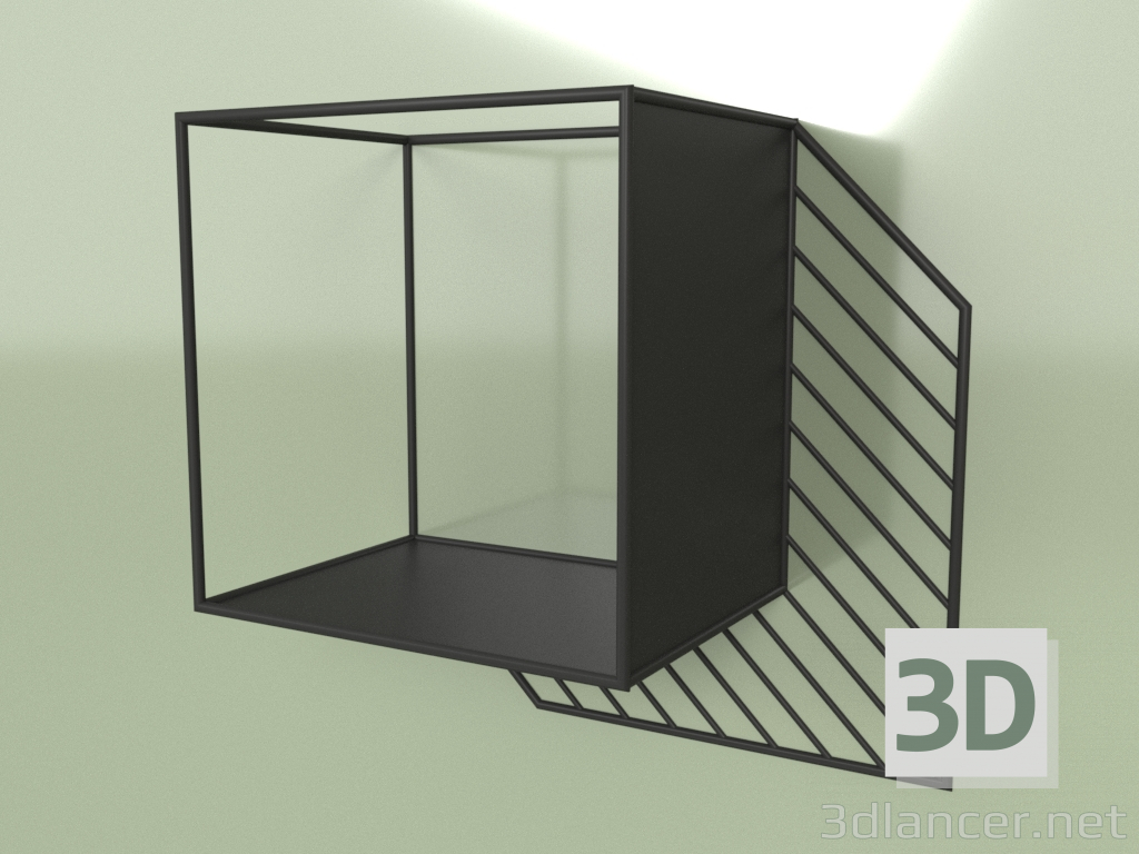 modello 3D Mensola a muro Sunny (550х550х300) - anteprima