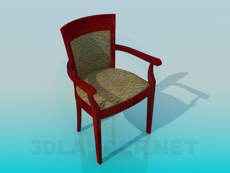 modelo 3D Silla - escuchar modelo 3D Silla - escuchar