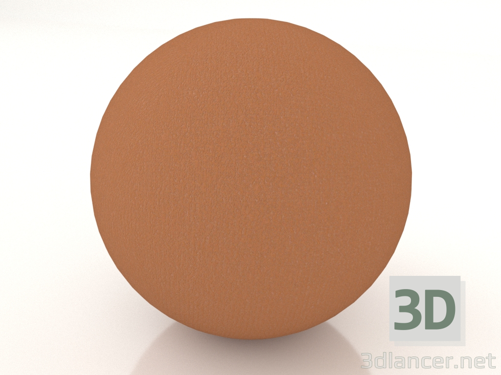 modèle 3D Repose-pieds Spheric Ottoman (orange) - preview