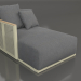 Modelo 3d Seção 2 do módulo do sofá à esquerda (ouro) - preview