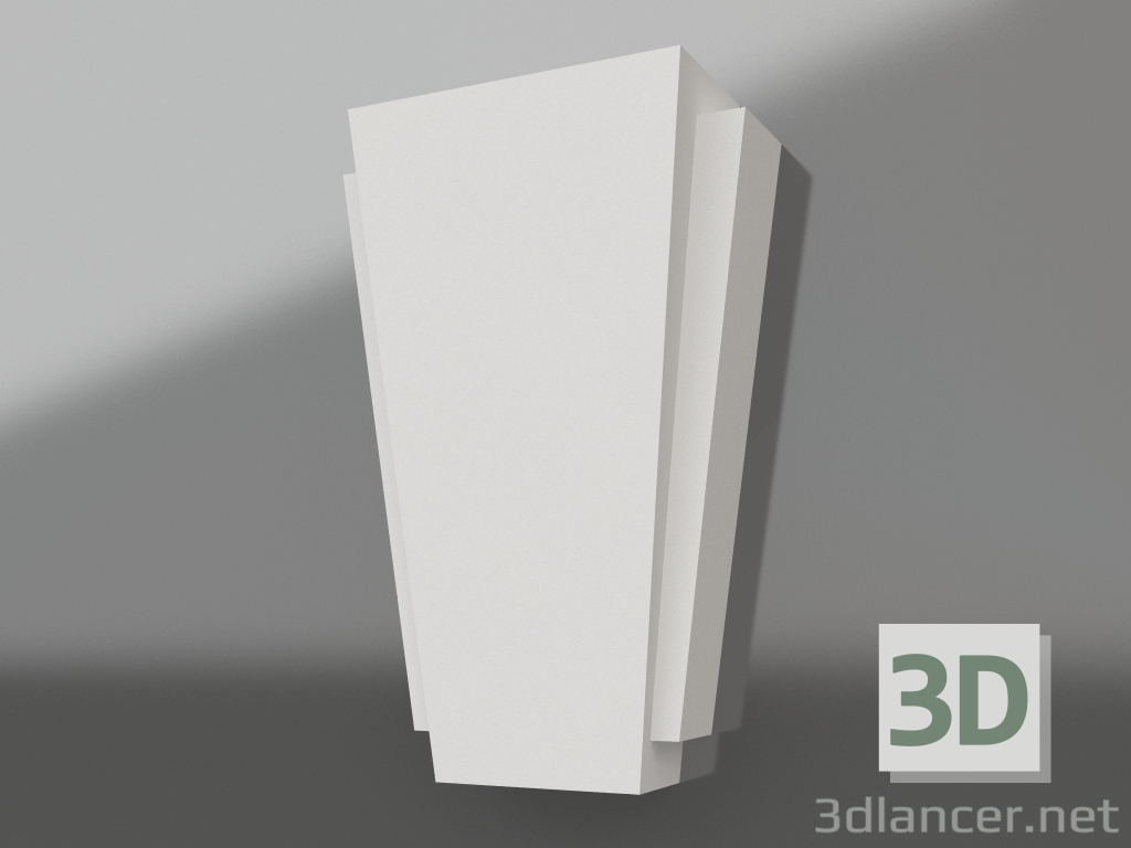 Modelo 3d Pedra de bloqueio ZaK 001 (150x100x22x37) - preview