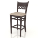 3d model Bar stool Edinburgh (Dark walnut) - preview