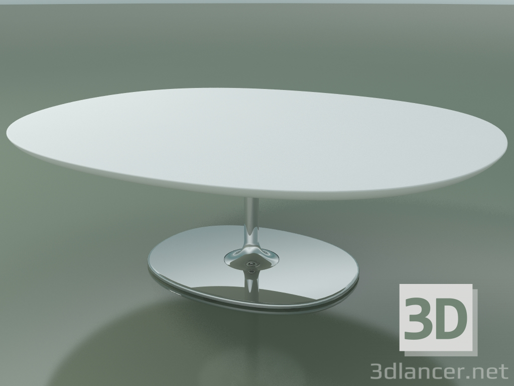 3d модель Стол журнальный овальный 0636 (H 35 - 90х108 cm, F01, CRO) – превью