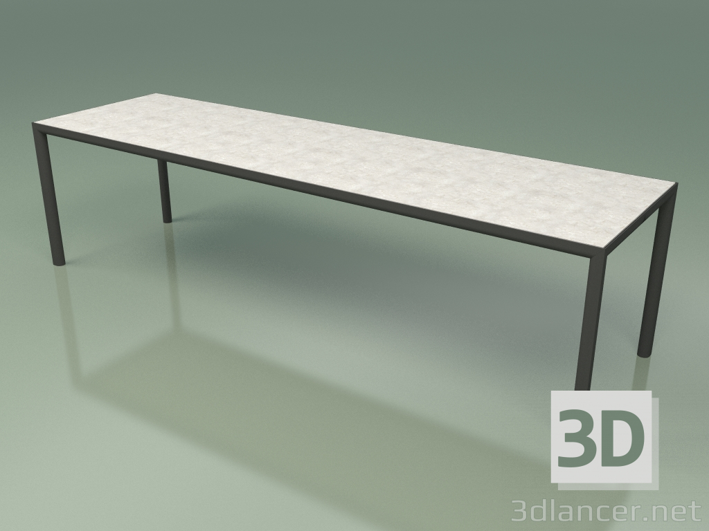 3d model Dining table 005 (Metal Smoke, Gres Clay) - preview