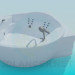 3d model Round corner bath - preview