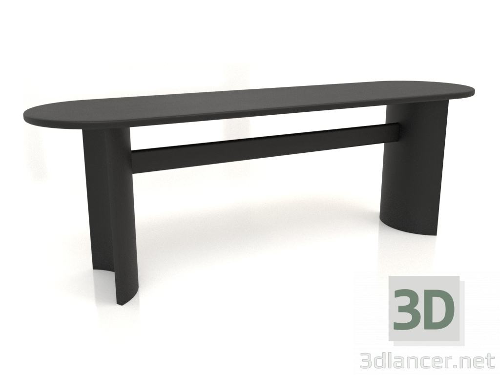 3D Modell Esstisch DT 05 (2200x600x750, Holz schwarz) - Vorschau