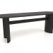 modello 3D Tavolo da pranzo DT 05 (2200x600x750, legno nero) - anteprima