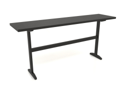 Table console KT 12 (1600x400x750, bois noir)