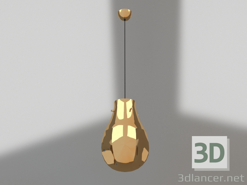 3d model Pendant Drop gold (07511-22.33) - preview