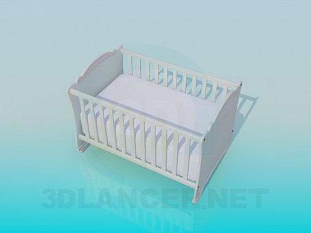 3d модель Детская люлька – превью 3d модель Детская люлька – превью