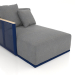 3d model Sofa module section 2 left (Night blue) - preview
