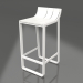 3d model Semi-bar stool (White) - preview