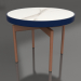 modello 3D Tavolino rotondo Ø60 (Blu notte, DEKTON Aura) - anteprima