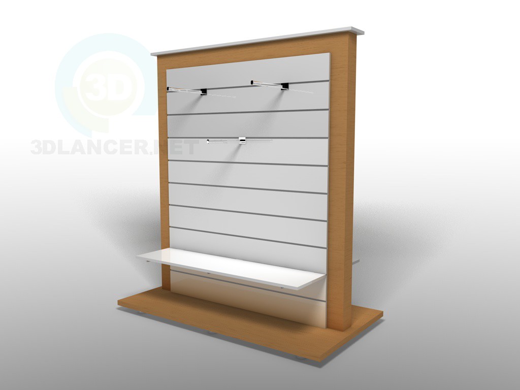 3d model Central stand for clothes - preview