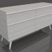 Modelo 3d Cômoda 1 1500x400x800 (branco RAL 9010) - preview