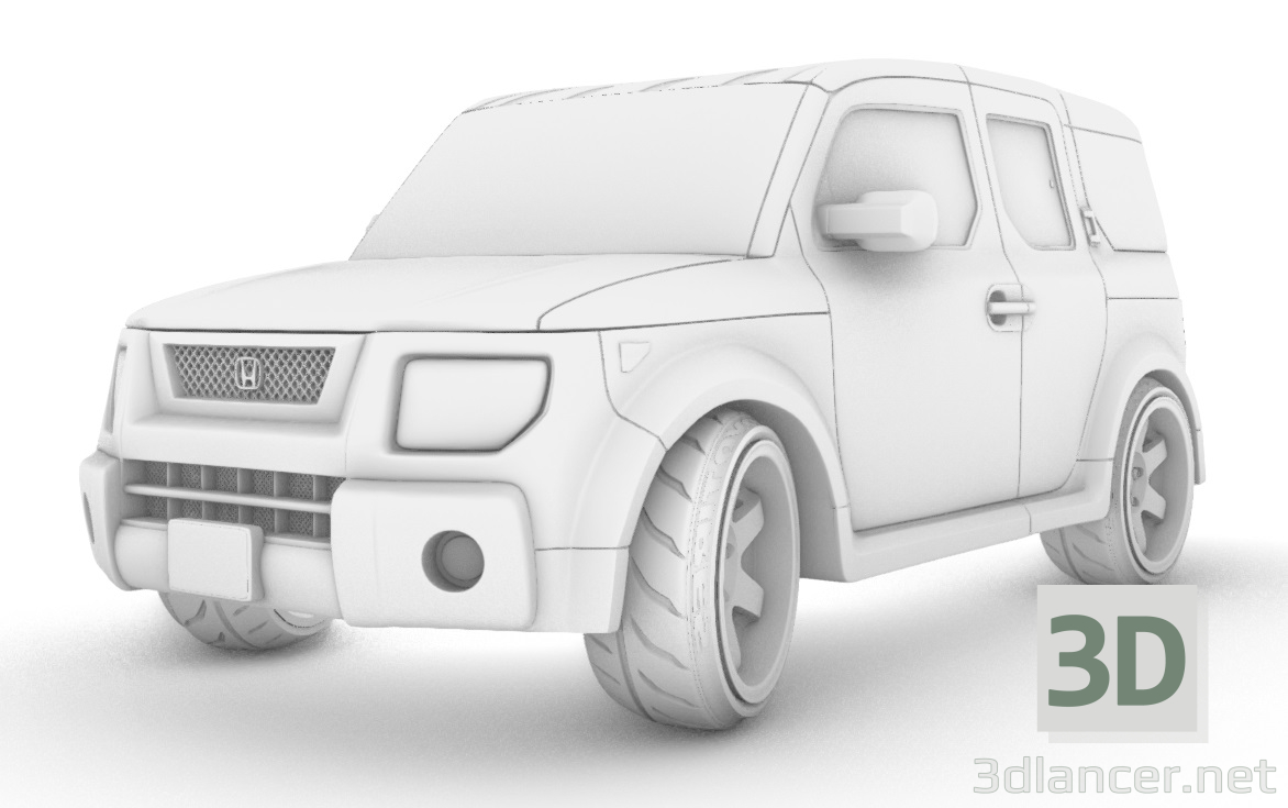 3d model Honda Element - preview