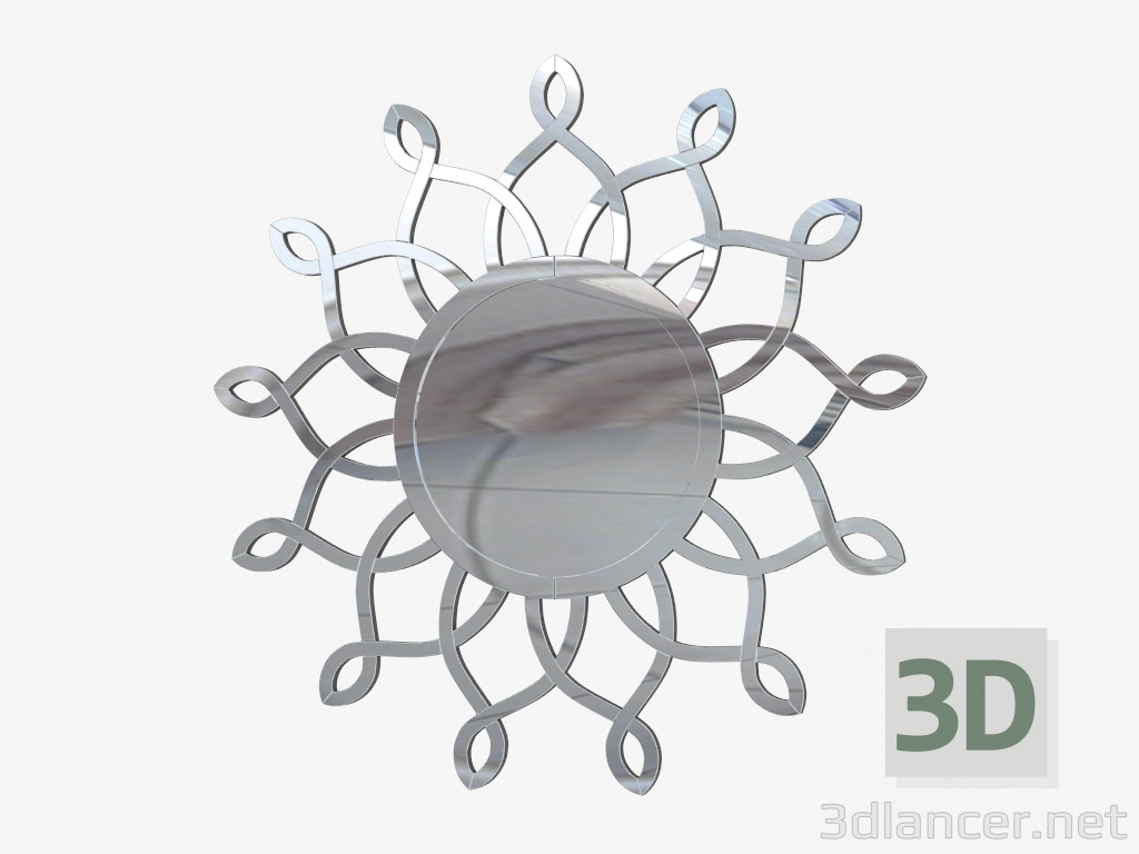 modello 3D Specchio per parete (RJG0518) - anteprima