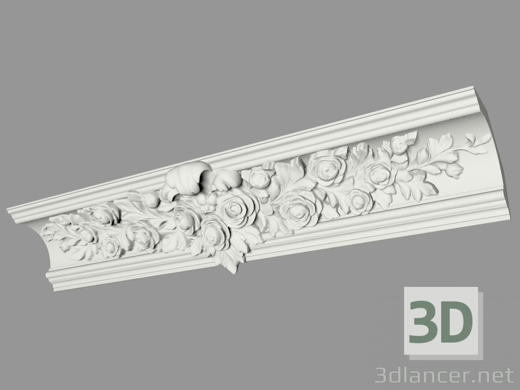 3D modeli Kalıplı saçak (KF100ts) - önizleme