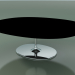 3d model Mesa de centro oval 0636 (H 35 - 90x108 cm, F02, CRO) - vista previa