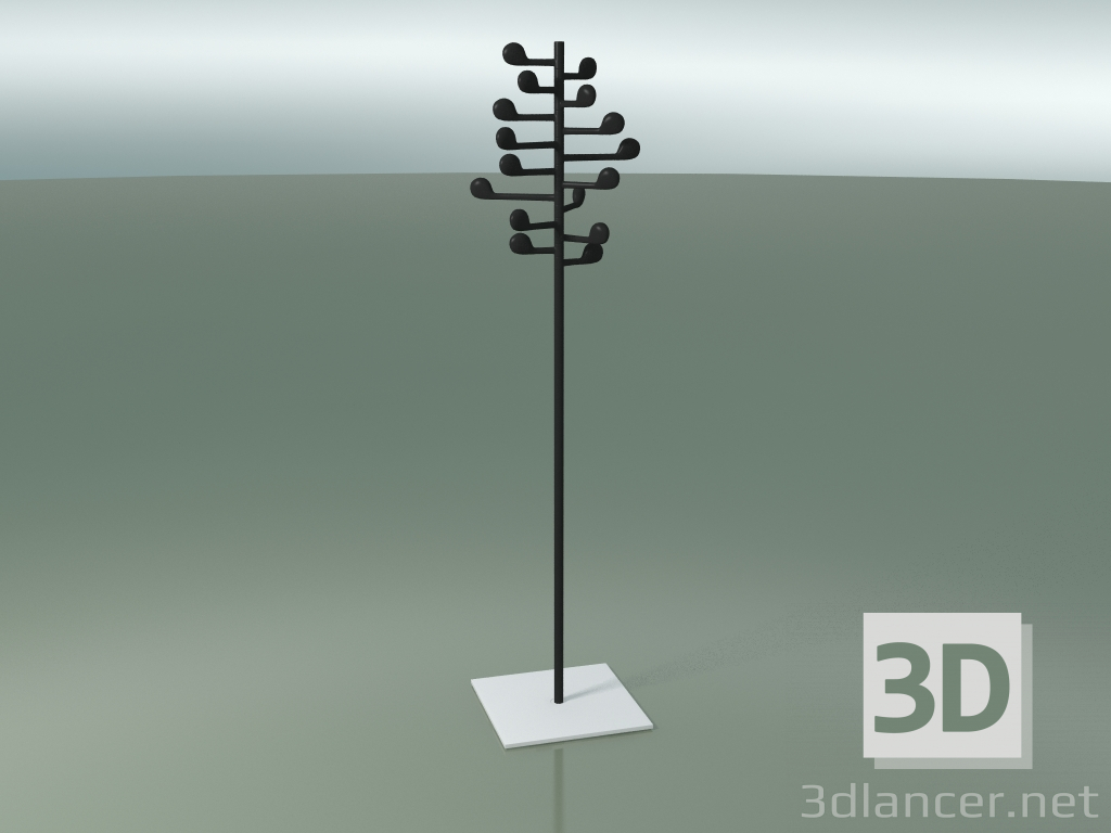 modello 3D Appendiabiti da terra 16 aghi 4001 (V12) - anteprima