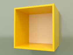 Open hinged shelf (Yellow)