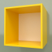 3d model Open hinged shelf (Yellow) - preview