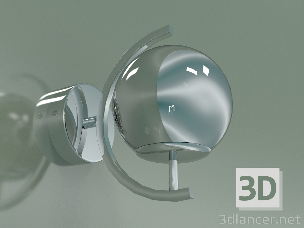 3D Modell Wandleuchte Story 50072-1B (Chrom) - Vorschau
