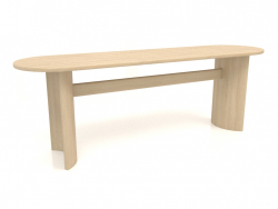 Tavolo da pranzo DT 05 (2200x600x750, legno bianco)