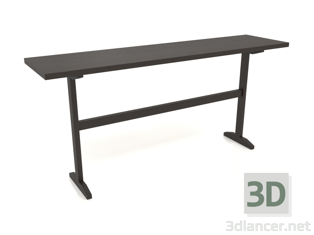modèle 3D Table console KT 12 (1600x400x750, bois brun foncé) - preview