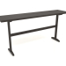 3d model Console table KT 12 (1600x400x750, wood brown dark) - preview